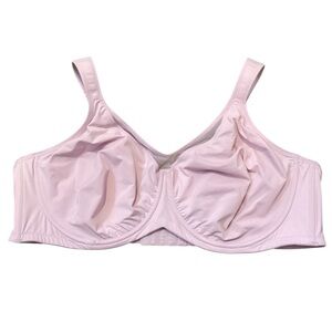 46DD HSIA CoolComfort Smoothing Unlined Underwire Minimizer Bra Soft Lilac